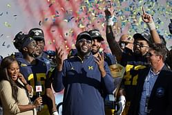 Sherrone Moore's Michigan Wolverines host elite Miami Northwestern dual-sport athlete Calvin Russell