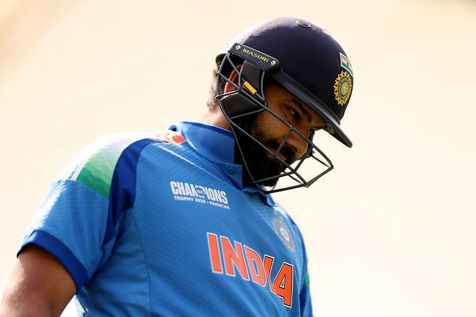 "Given a chance to Indian middle-order to practice" - Fans troll Rohit Sharma as he departs cheaply in IND vs NZ 2025 Champions Trophy match