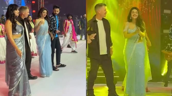 डेविड वार्नर ने जमकर लगाए ठुमके, अपनी मूवी के ट्रेलर लॉन्च के मौके पर पुष्पा के रंग में रंगे आए नजर; देखें वायरल वीडियो