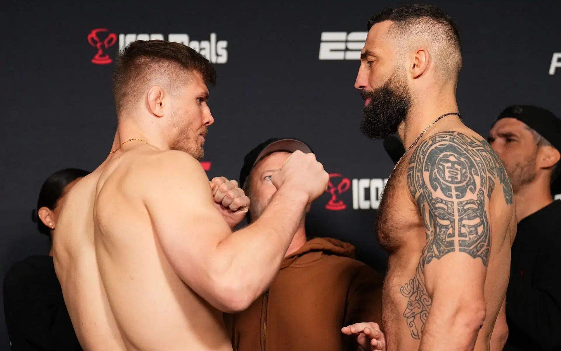 Marvin Vettori (left) and Roman Dolidze (right) had a rematch at UFC Vegas 104 [Image courtesy: Getty]