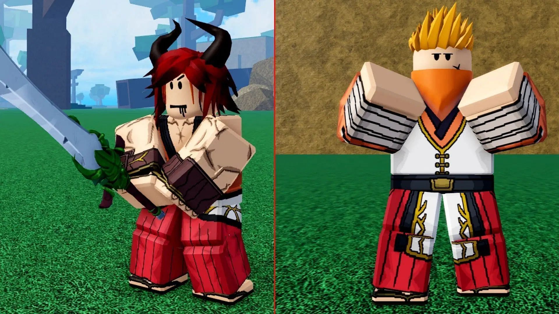 The Dragon Crew Warrior and the Dragon Crew Archer (Image via Roblox)