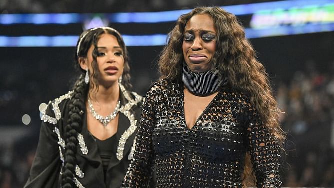 Current WWE champion sends a two-word message to Naomi and Bianca Belair after their emotional confrontation