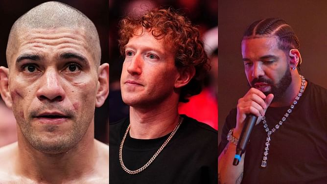 Ex-UFC star feels Mark Zuckerberg might be the new Drake as Alex Pereira loses at UFC 313 after posing with the Meta CEO: "Zuck is him"