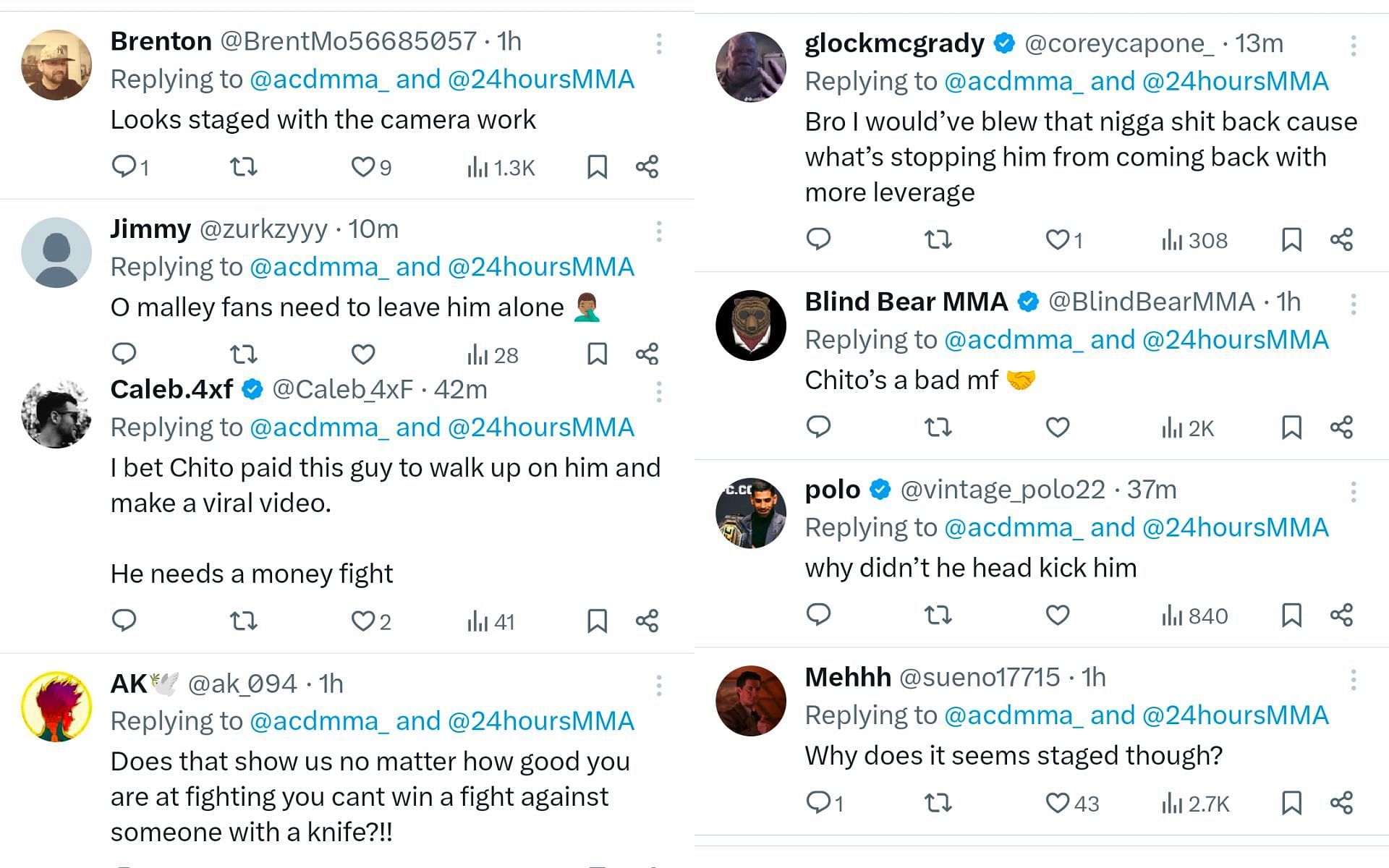 Fan reactions. [Screenshots courtesy: @acdmma_ on X]