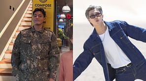 "He had to match Namjoon’s vibe”- Fans left reeling as BTS’ Taehyung quickly deletes and rewrites his discharge post after seeing RM’s update