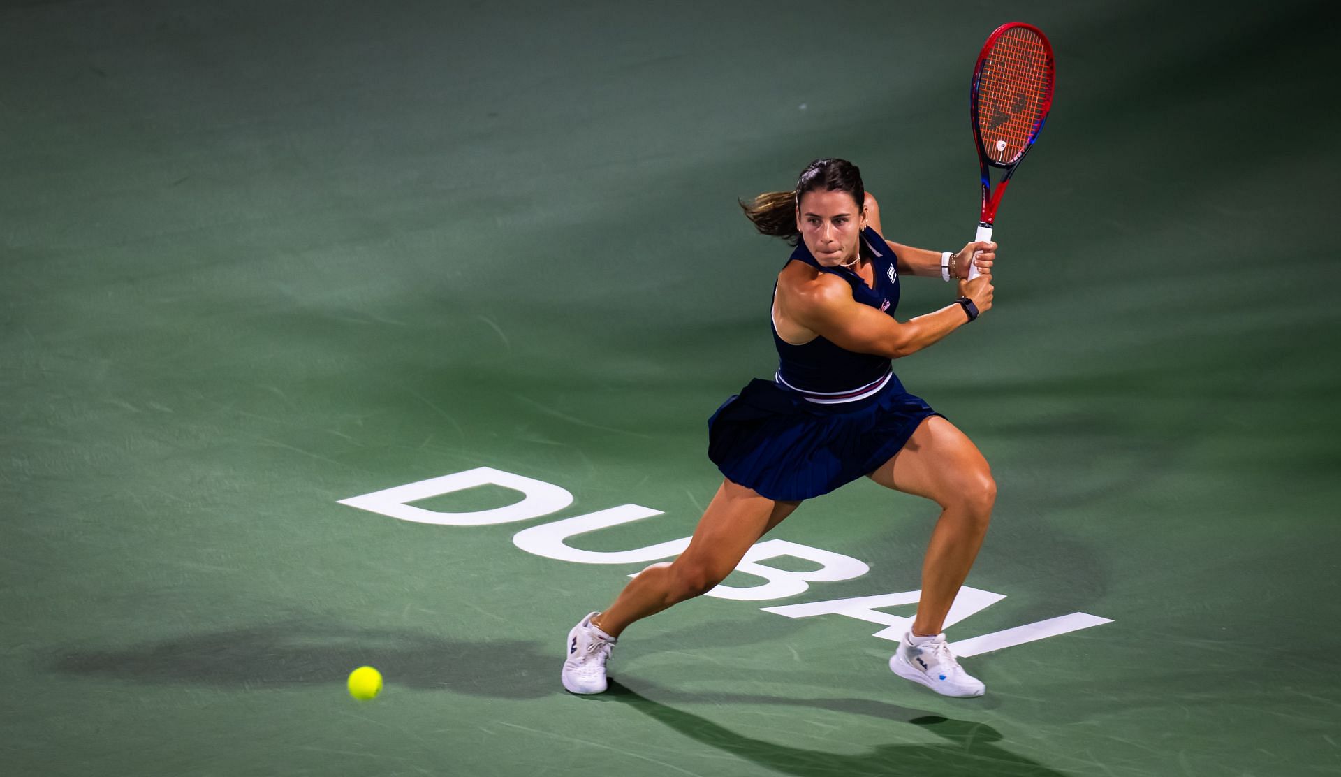 Emma Navarro at the Dubai Duty Free Tennis Championships - Source: Getty