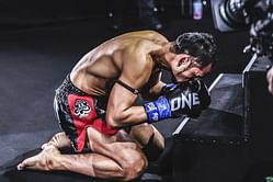 WATCH: Thai legend Sam-A gets emotional in his wife's arms after falling short against Jonathan Di Bella