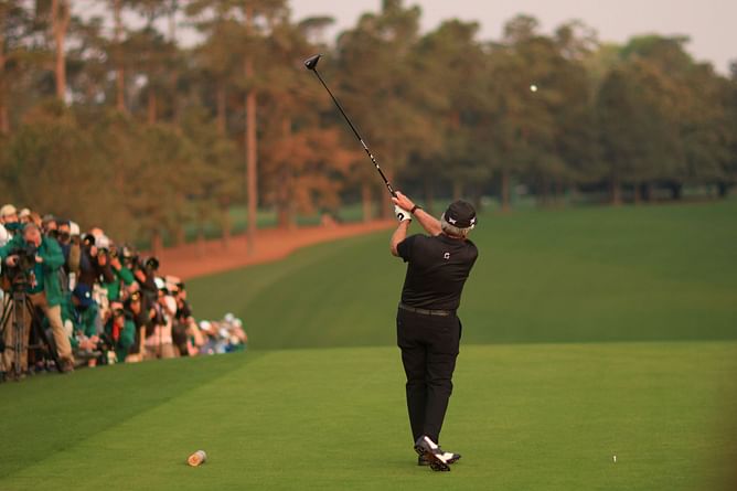 Which golfer holds the record for the most starts at The Masters?