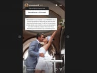 Sims' response to a question about brides in her story - Source: via @jenamsims on Instagram