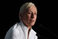 في الصورة: Martina Navratilova خلال المؤتمر الصحفي لجوائز Laureus World Sports في عام 2024 (مصدر الصورة: Getty)