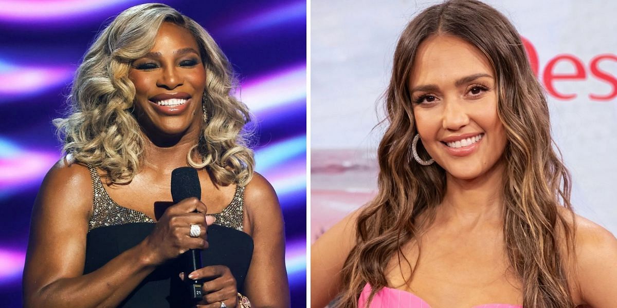 Serena Williams (L) and Jessica Alba (R) - Source: Getty