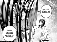 Reika warning Momo (Image via Shueisha)