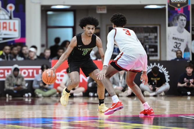 Kiyan Anthony states that "a lot of people" consider Long Island Lutheran as the "underdogs" in the Nike EYBL Scholastic Conference tournament