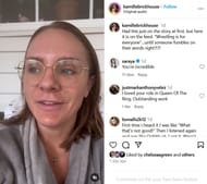 Screenshot of Saraya's comment on Kamille's Instagram video (Photo Credit: Kamille on Instagram)