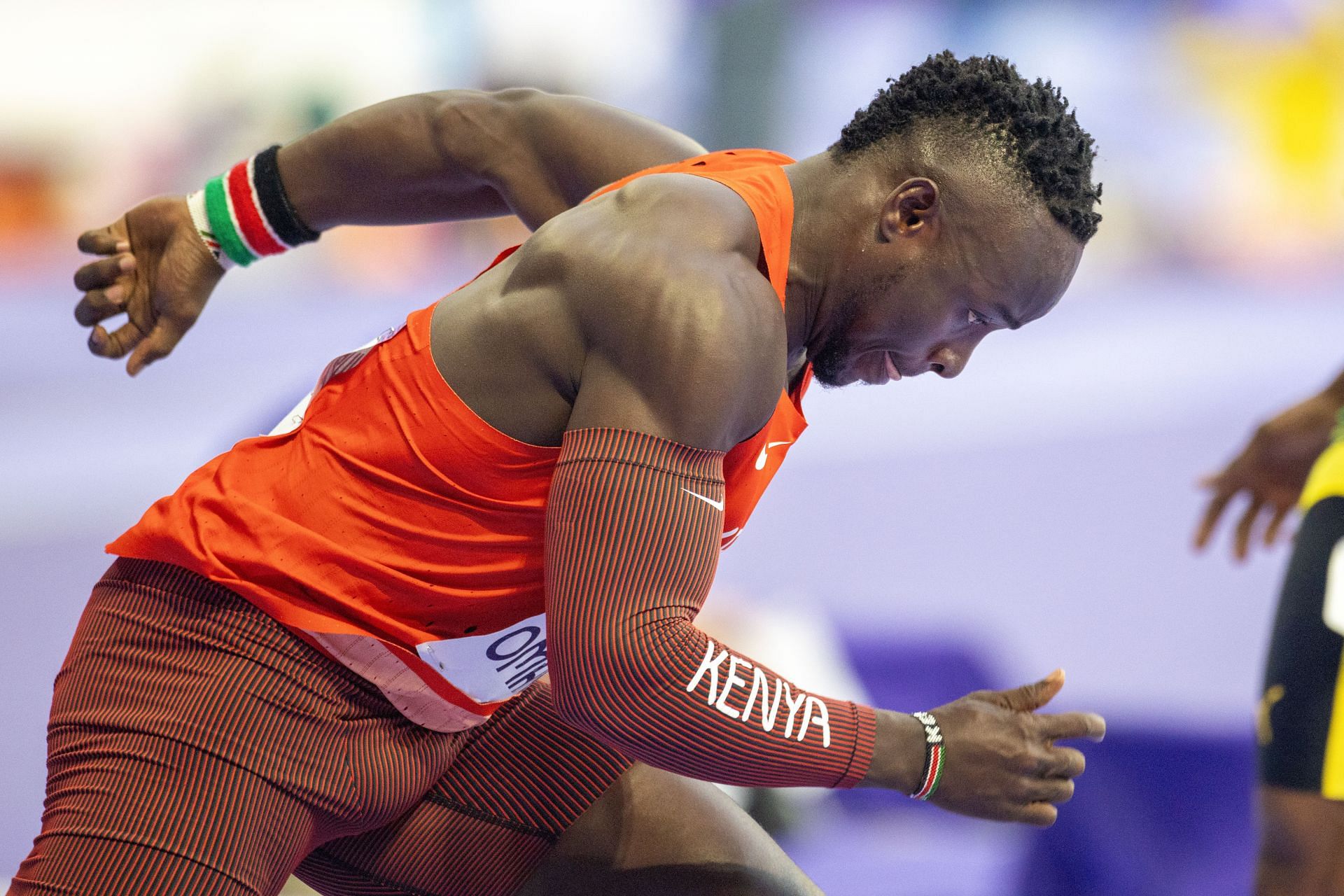 Ferdinand Omanyala will run the 100m sprint during the event on Wednesday (Image via: Getty Images)