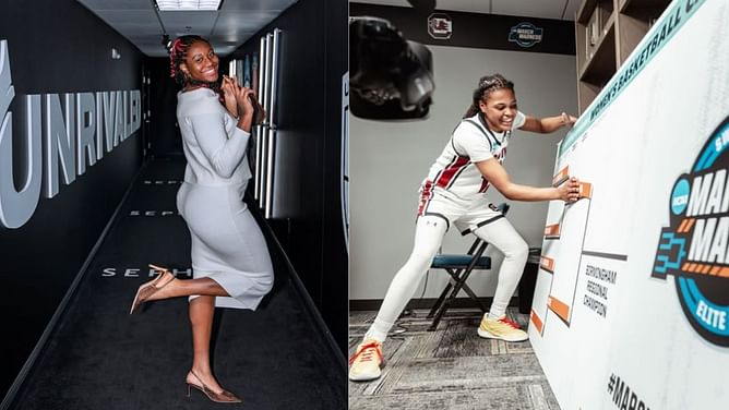 Aliyah Boston drops 2-word reaction after South Carolina records thrilling win over Angel Reese's former school