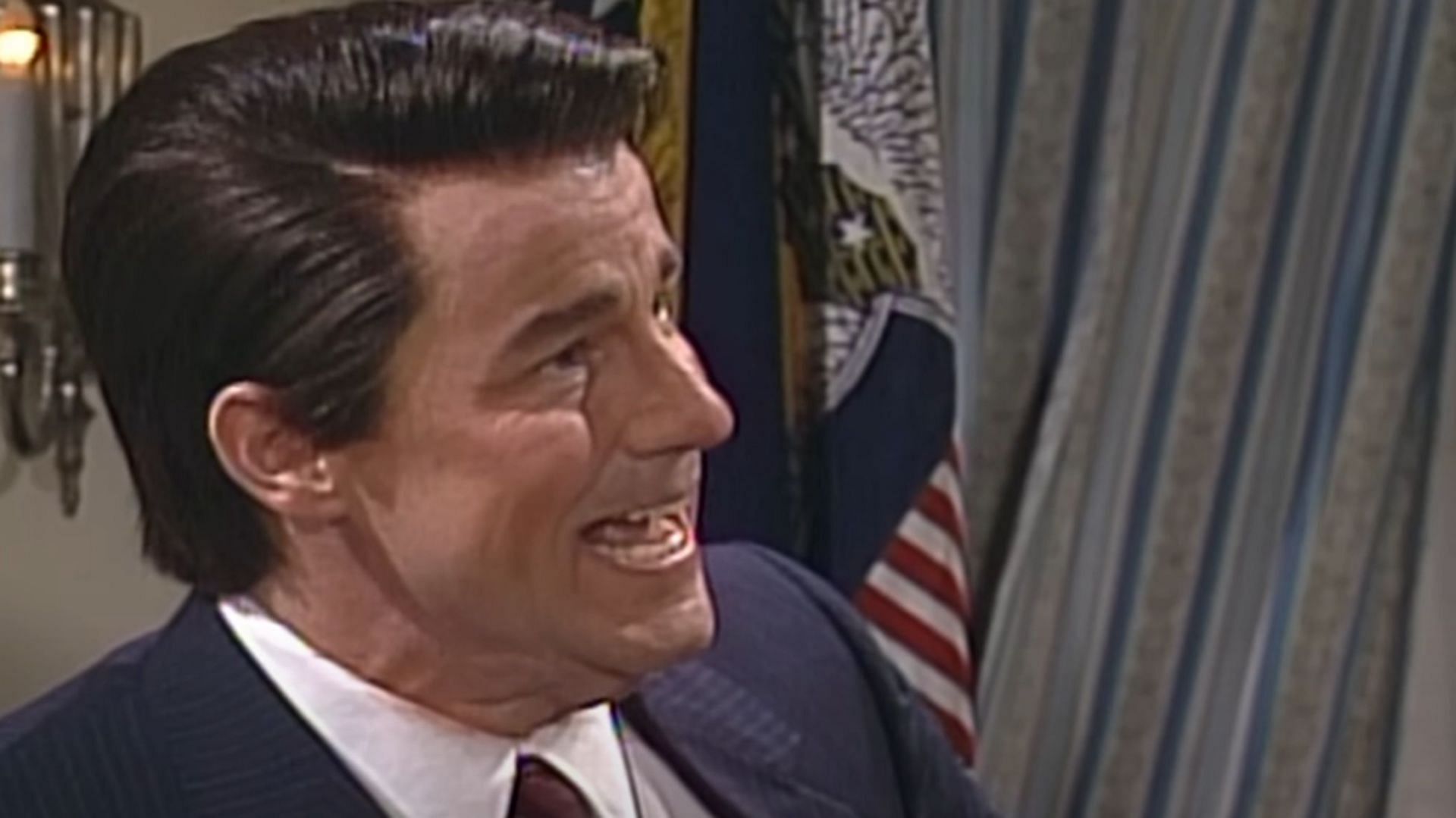 Phil Hartman as President Ronald Reagan (Image via Youtube/Saturday Night Live)