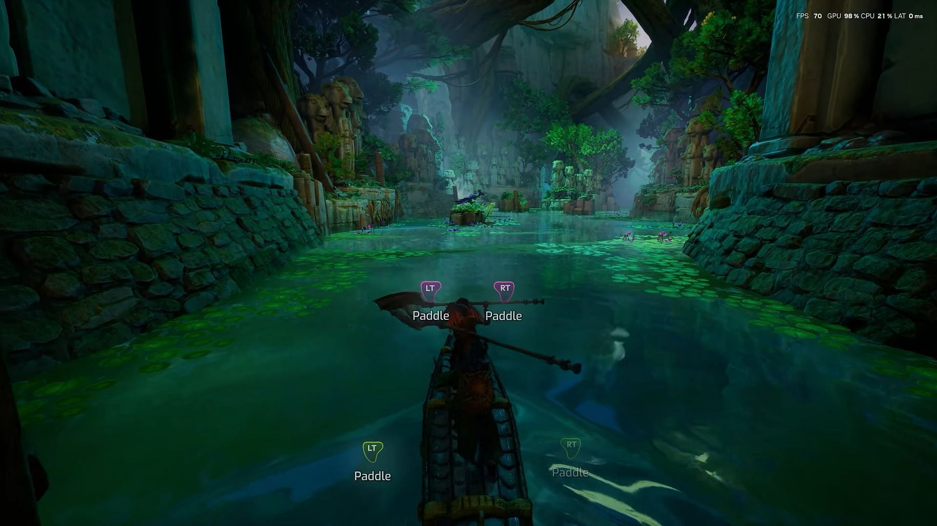 The level starts with rowing boats (Image via Electronic Arts || YouTube/@JSkeleton)