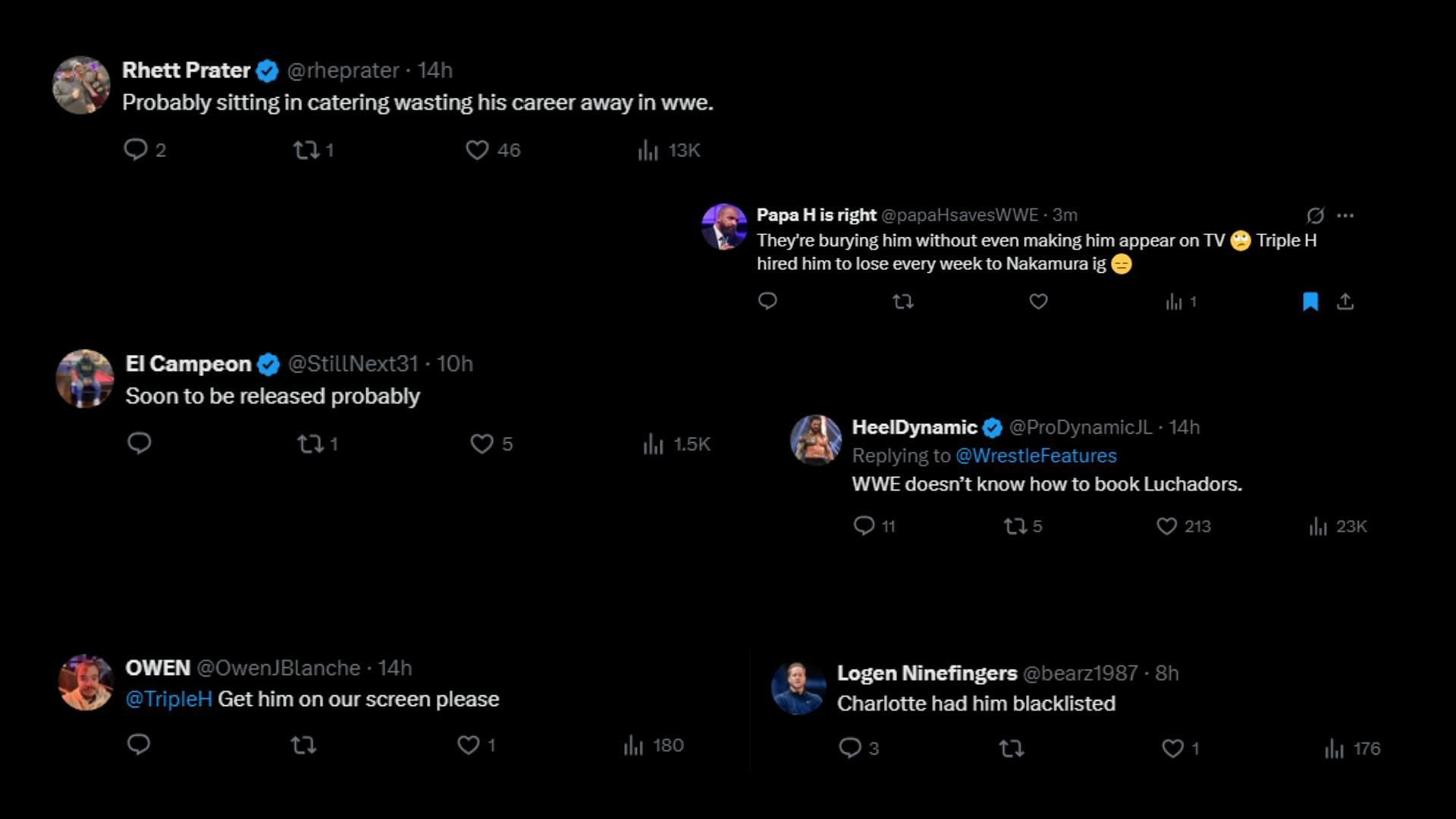 Fan reactions to Andrade&#039;s booking! [Image credits: X]