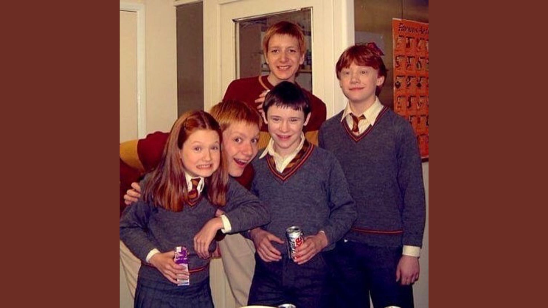 The Harry Potter franchise would be incomplete without the charming Weasleys (Image via Instagram/@thisisbwright)