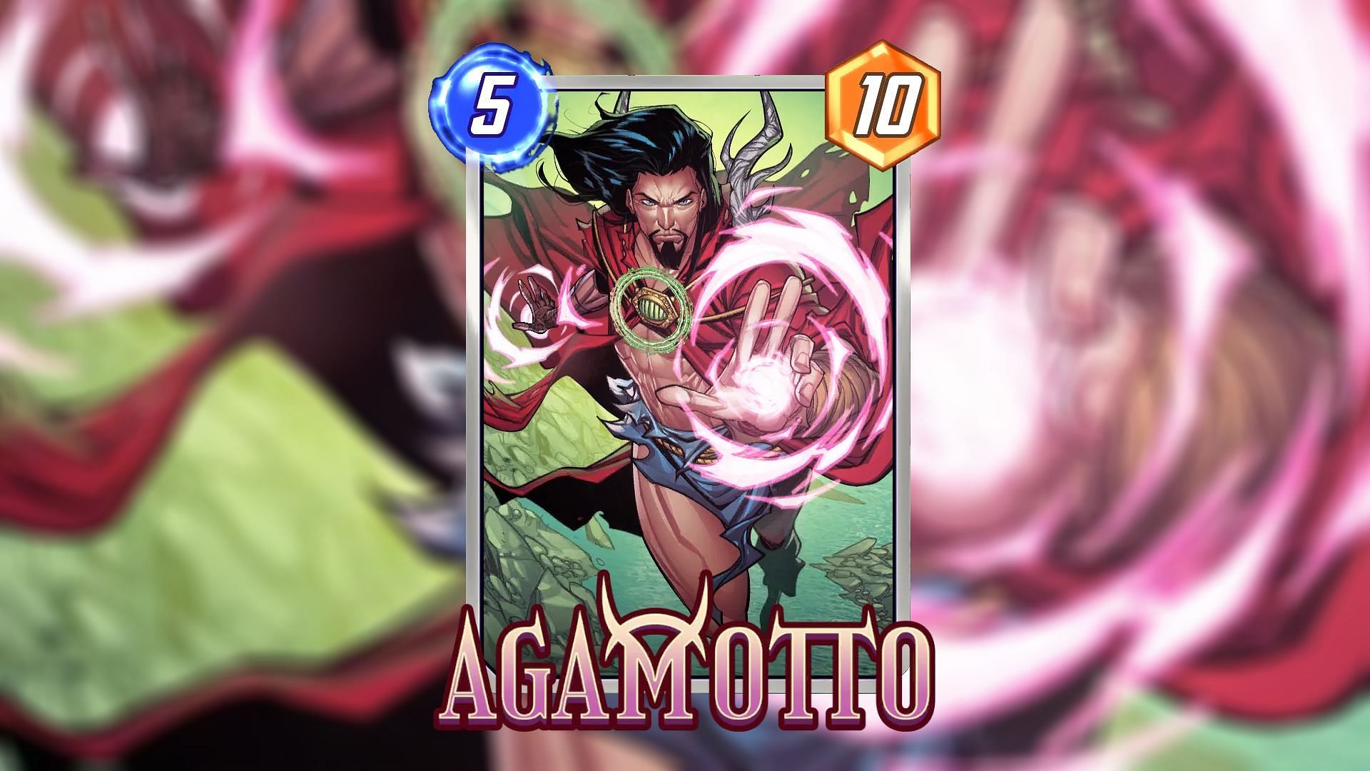 Listing some of the best Agamotto decks in Marvel Snap (Image via Nuverse)