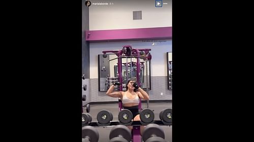 Screenshot of Maria Laborde's Instagram story (Image from - Instagram.com/@marialaborde IG Stories)