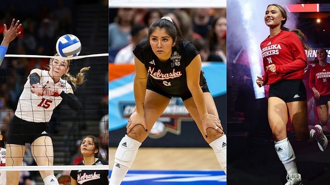 Nebraska Volleyball's Andi Jackson, Maisie Boesiger and others react to former Husker Lexi Rodriguez's new look