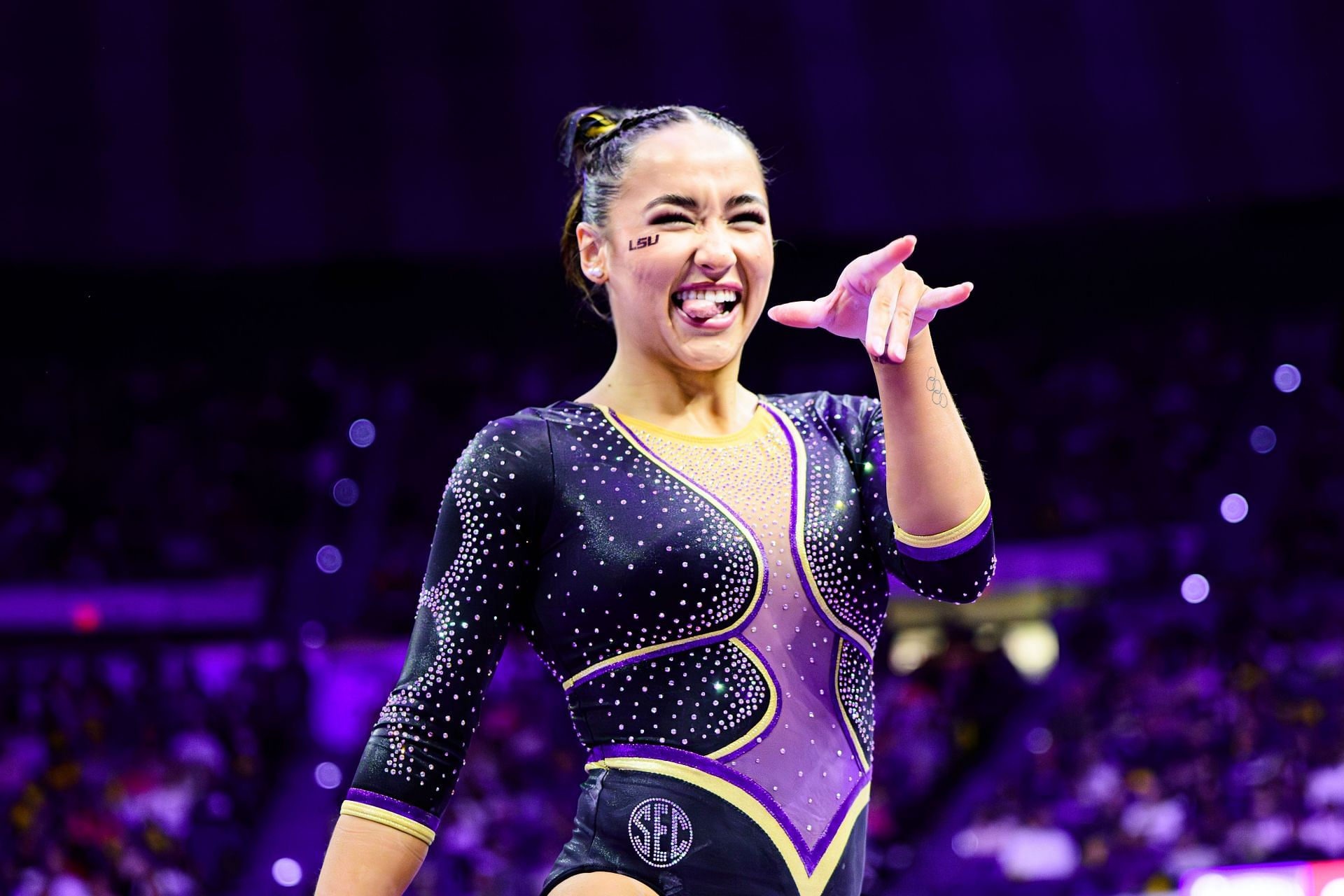 Aleah Finnegan at the 2024 LSU Archive - (Source: Getty)