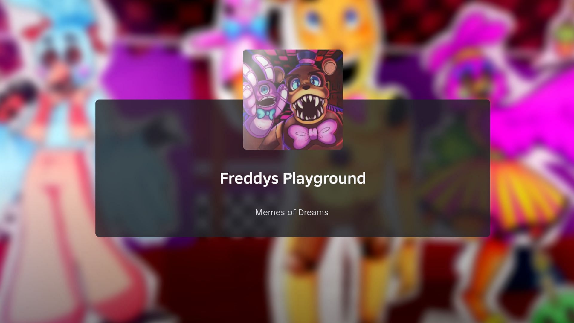 Freddys Playground loading screen