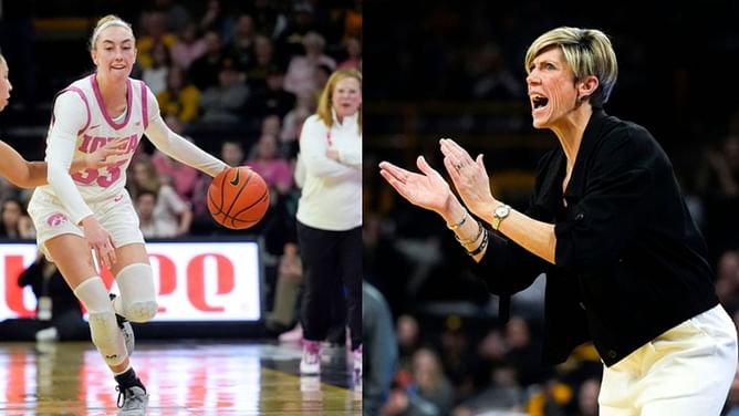 Jan Jensen makes her feelings known after Lucy Olsen's major accomplishment at Iowa