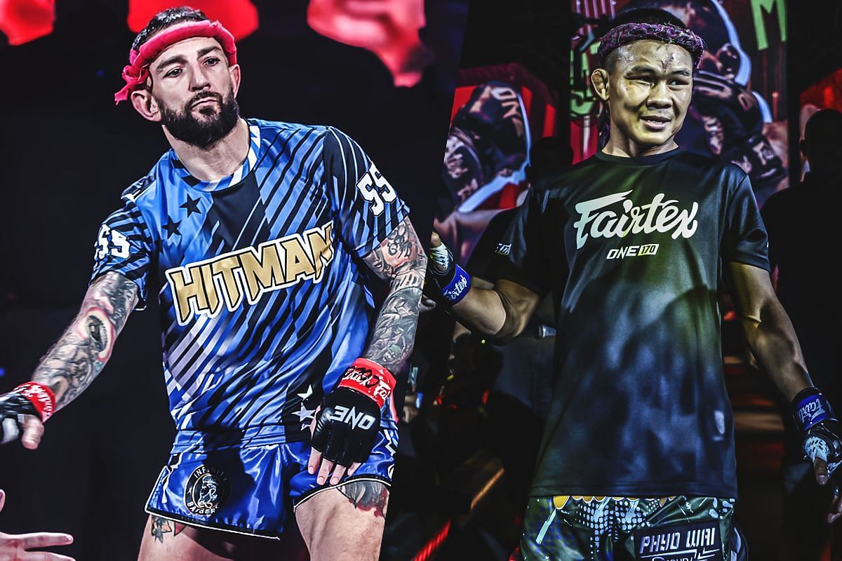 Liam Harrison (left) and Soe Lin Oo (right). [Photos from ONE Championship]