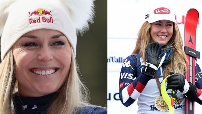 Lindsey Vonn makes feelings known as she reacts to Mikaela Shiffrin and Team USA's incredible World Cup final performance