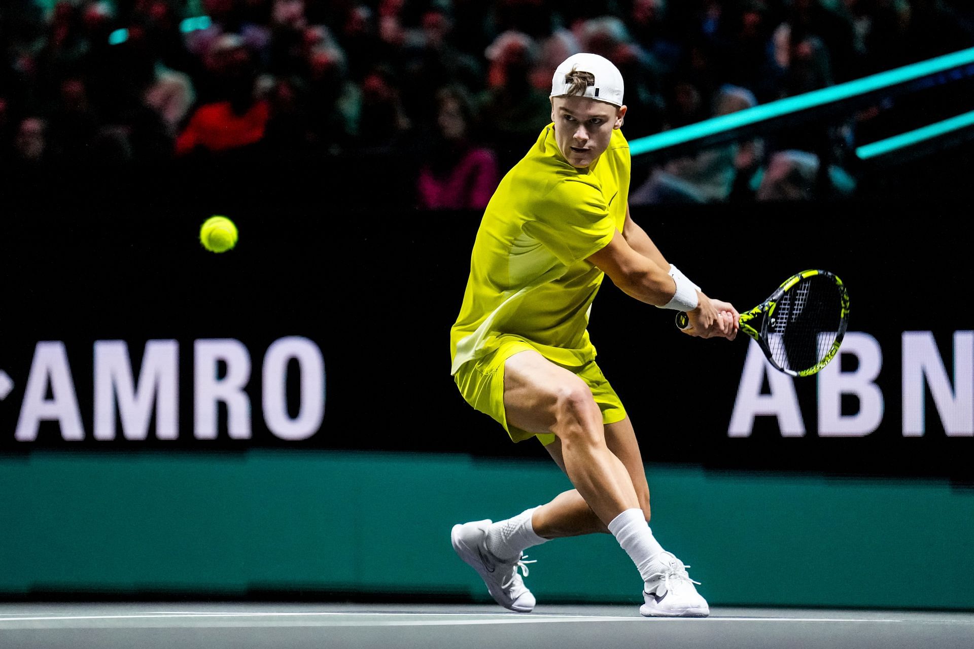 Rune in action at the 2025 ABN AMRO Open (Source: Getty)