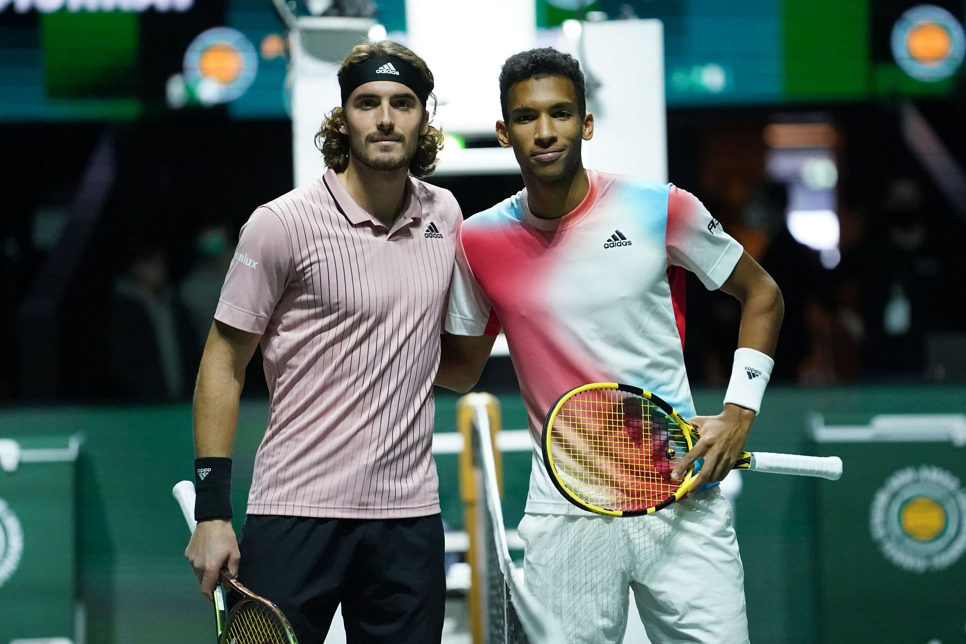 Stefanos Tsitsipas (L) and Felix Auger-Aliassime (R) - Source: Getty