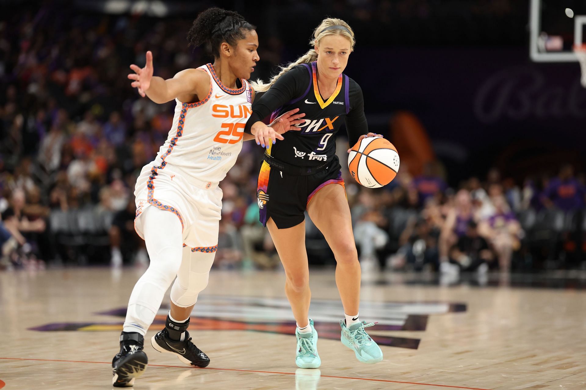 Sophie Cunningham represents the Adidas Dame line. (Credits: Getty)