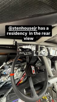 Noah Gragson's shot of his cockpit. Source : @Instagram/noahgragson