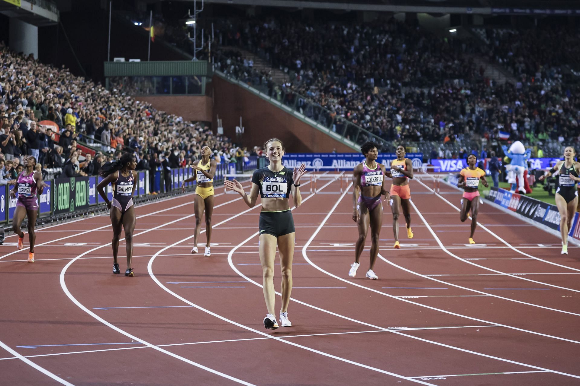 Femke Bol at the Wanda Diamond League 2024 Final - Source: Getty