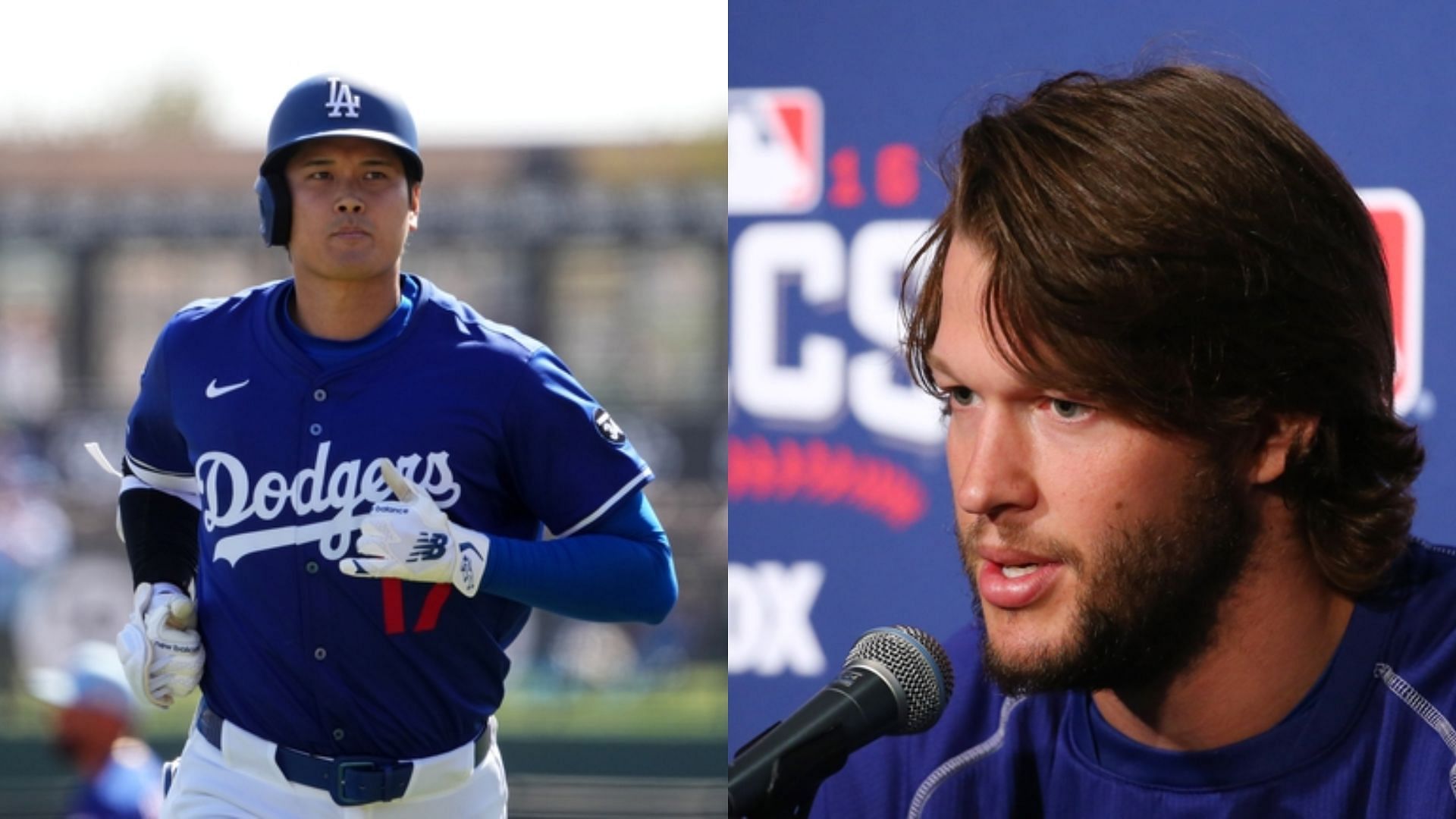 Los Angeles Dodgers Stars Shohei Ohtani &amp; Clayton Kershaw