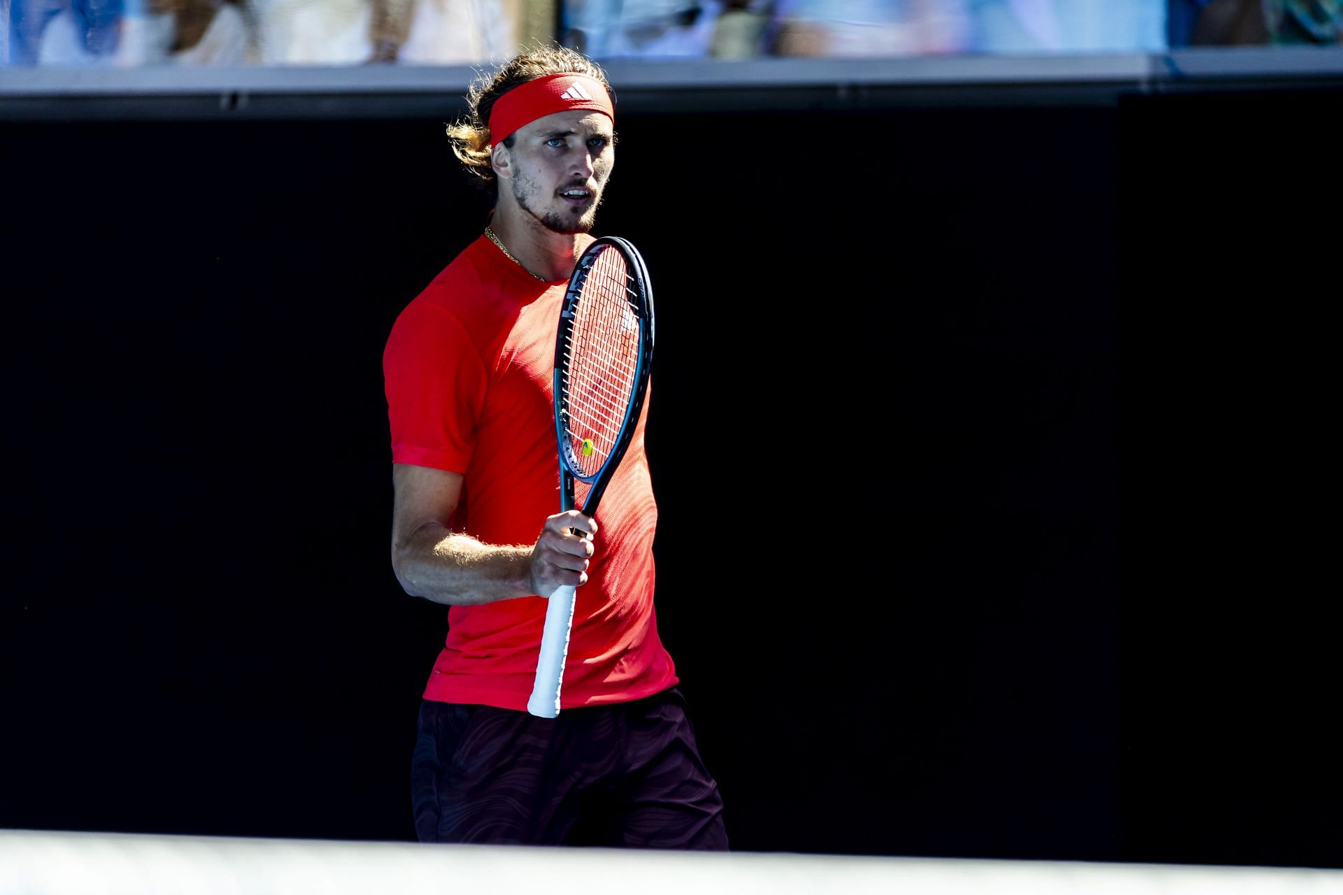 Alexander Zverev at the Australian Open 2025. (Photo: Getty)