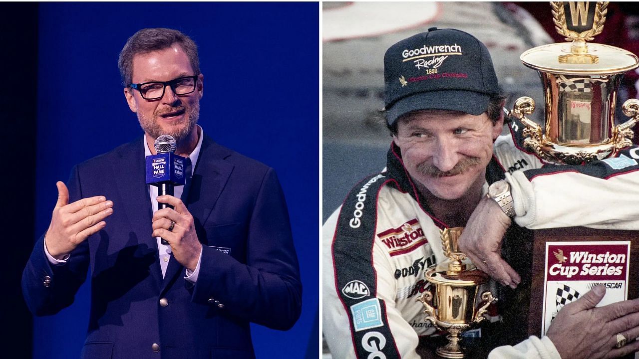 Dale Earnhardt Jr. and Dale Earnhardt Sr., Imagn and Getty