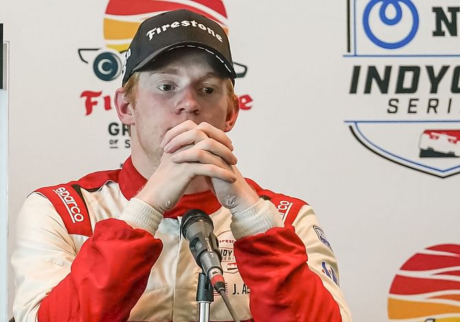 "It's like drinking from a fire hose": Jacob Abel makes honest confession about IndyCar's demanding nature