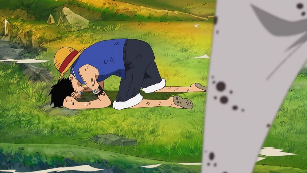 Monkey D. Luffy in One Piece.