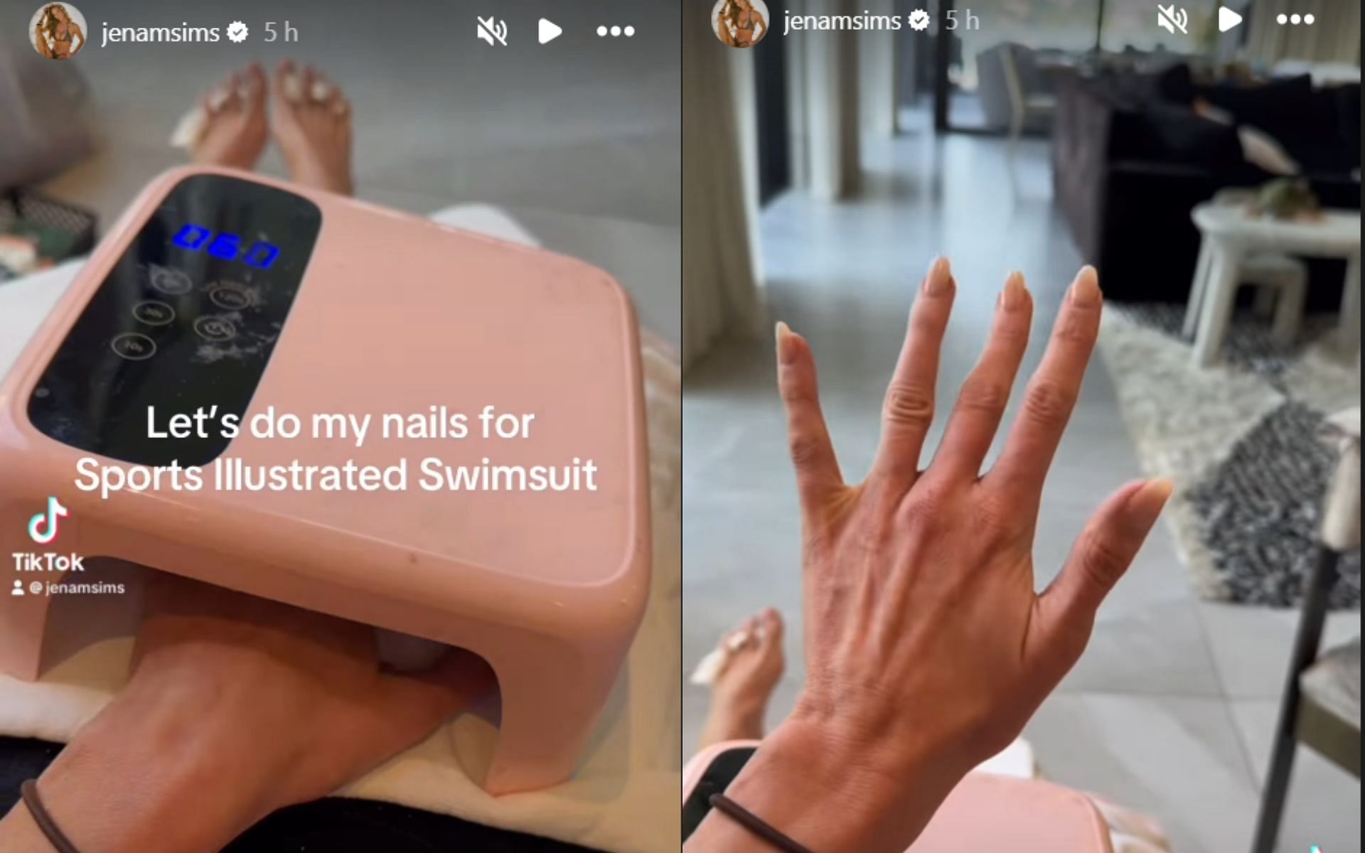 Still taken from Jena Sims&#039; Instagram | IG/@jenasims