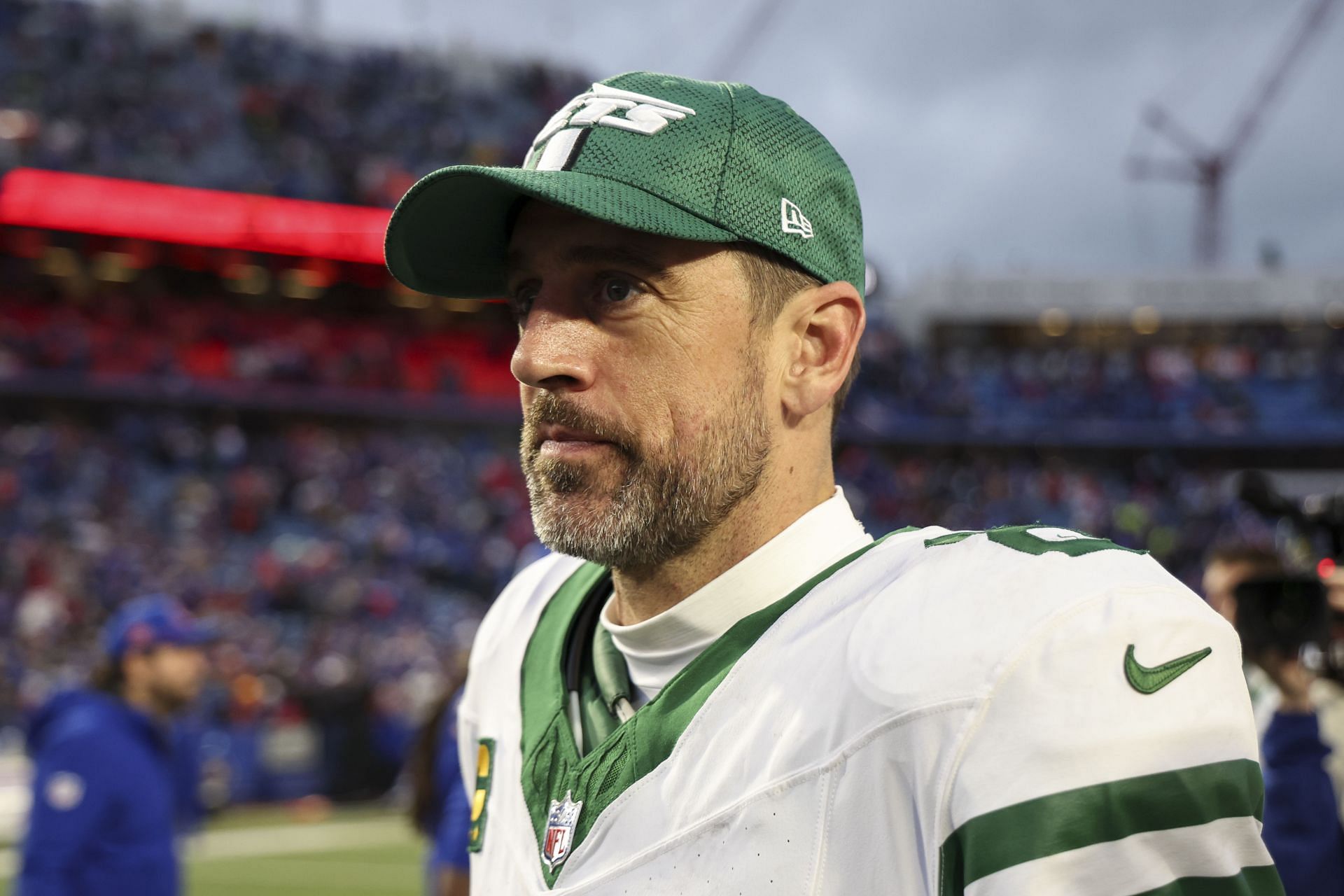 Aaron Rodgers at New York Jets v Buffalo Bills - Source: Getty