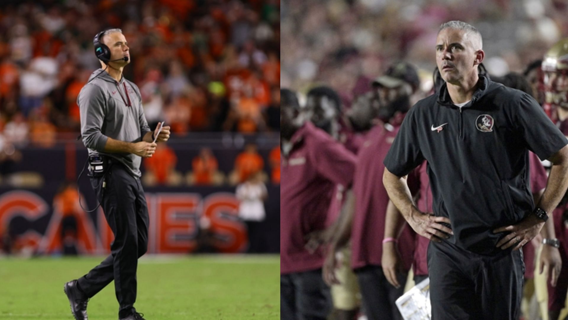 Florida State coach Mike Norvell