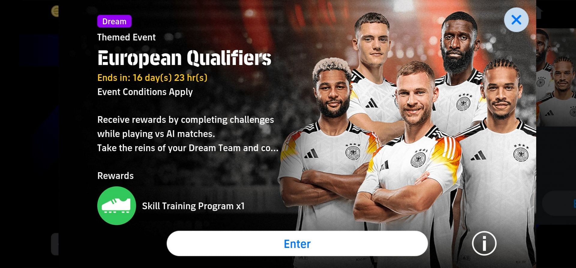 The International Cup Qualifiers Campaign (Image via Konami)