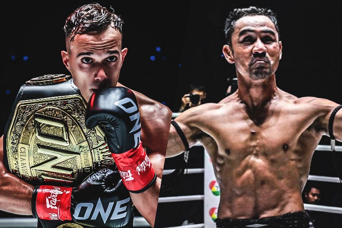 Jonathan Di Bella (L) vs Sam-A (R) | Image credit: ONE Championship