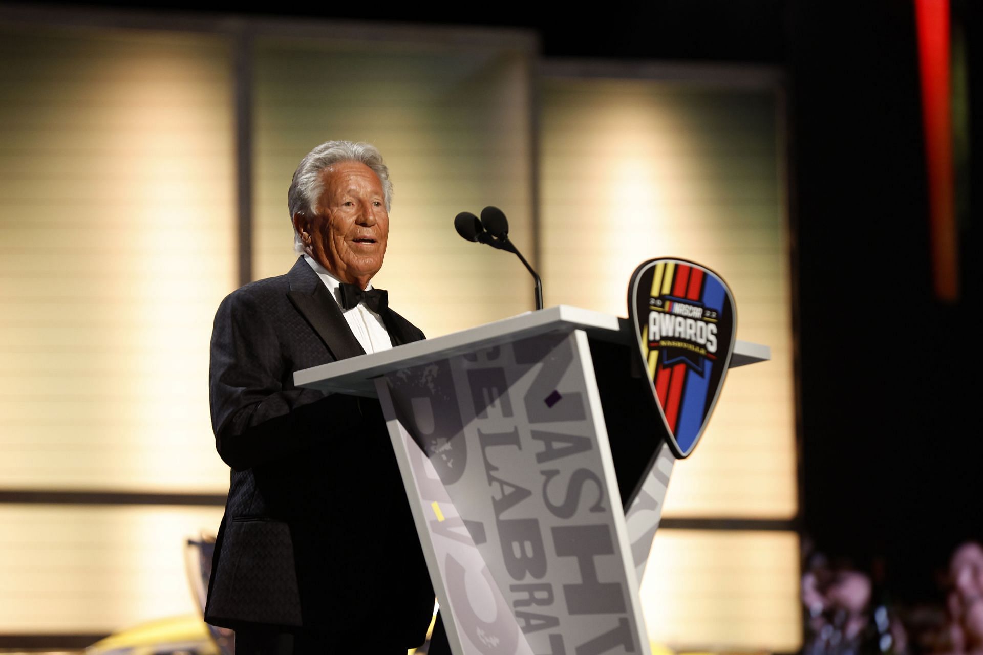 Mario Andretti at the NASCAR Awards and Champion Celebration - Source: Getty