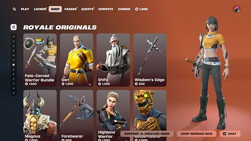 You can now purchase the Elowen skin in Fortnite (Image via Epic Games)