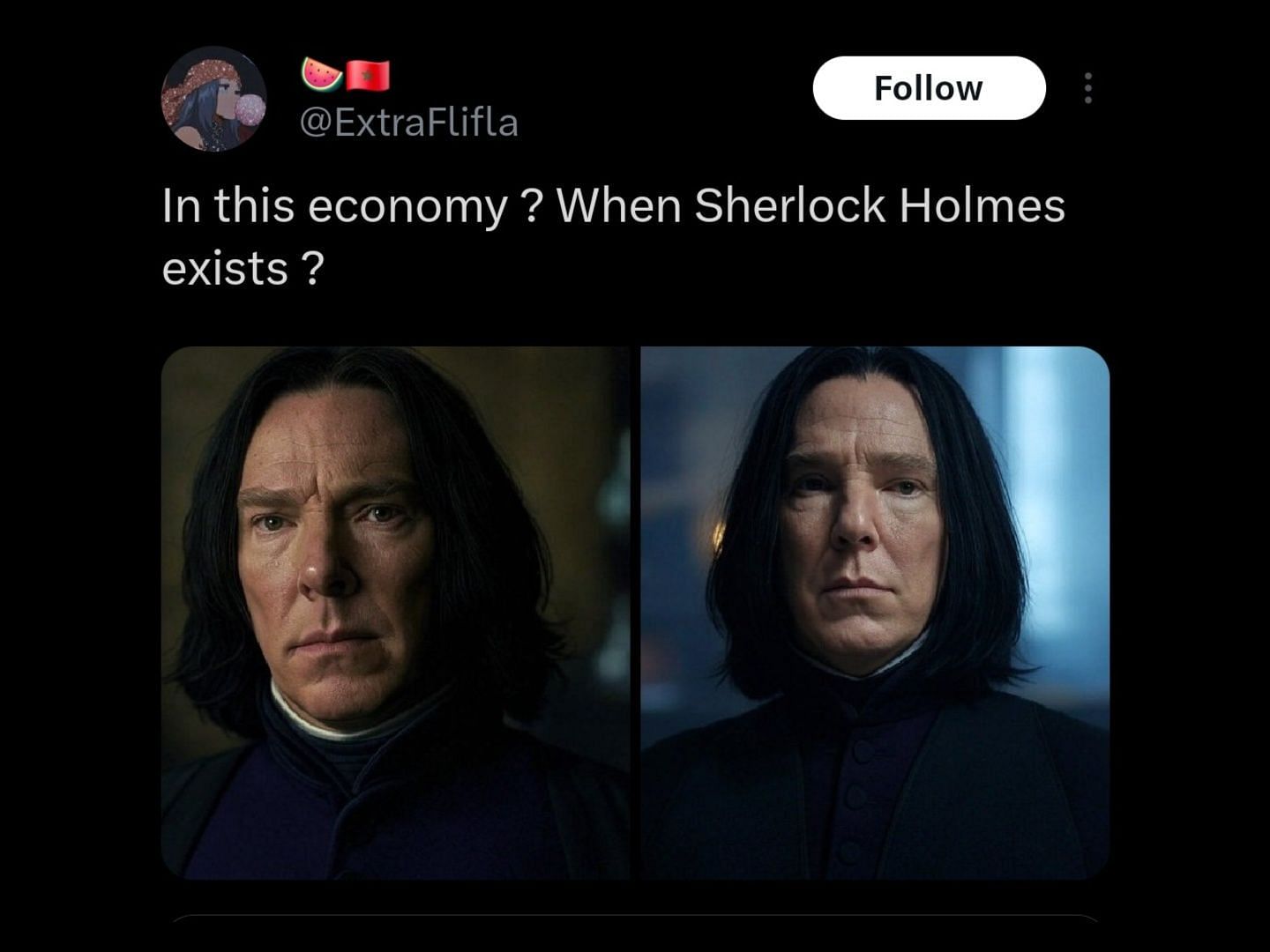 Internet reacts to Paapa Essiedu&#039;s possible casting as Professor Snape in the HP reboot series. (Image via X/@DiscussingFilm)